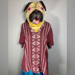 Hippie Chick, embroidered, v neck top!!